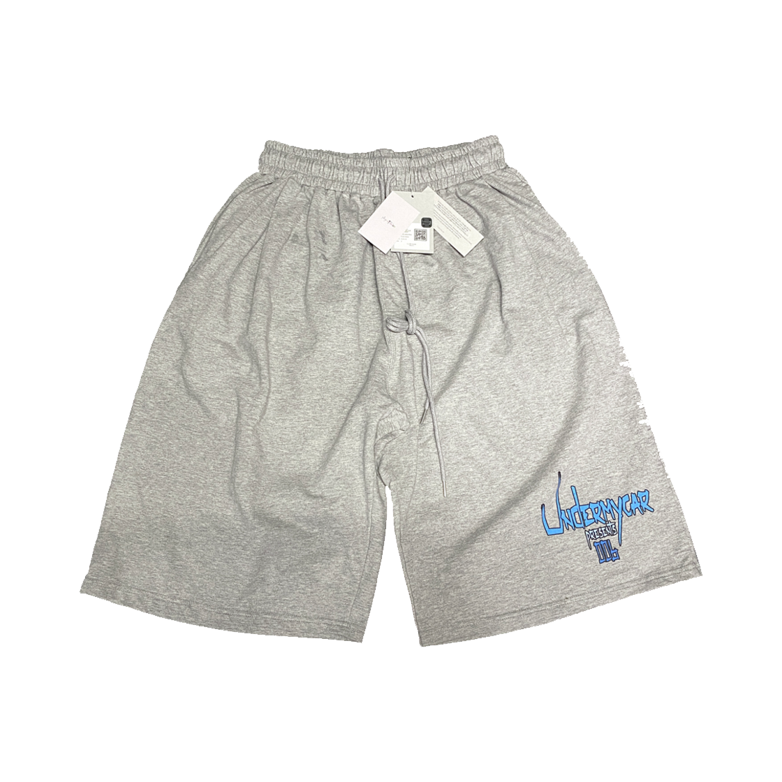 언더마이카 피오씨-006 피오씨 베이직 스웻 쇼츠 멜란지 그레이 / 006(Undermycar POC-006 POC Basic Sweat Shorts Melange Gray / 006)
