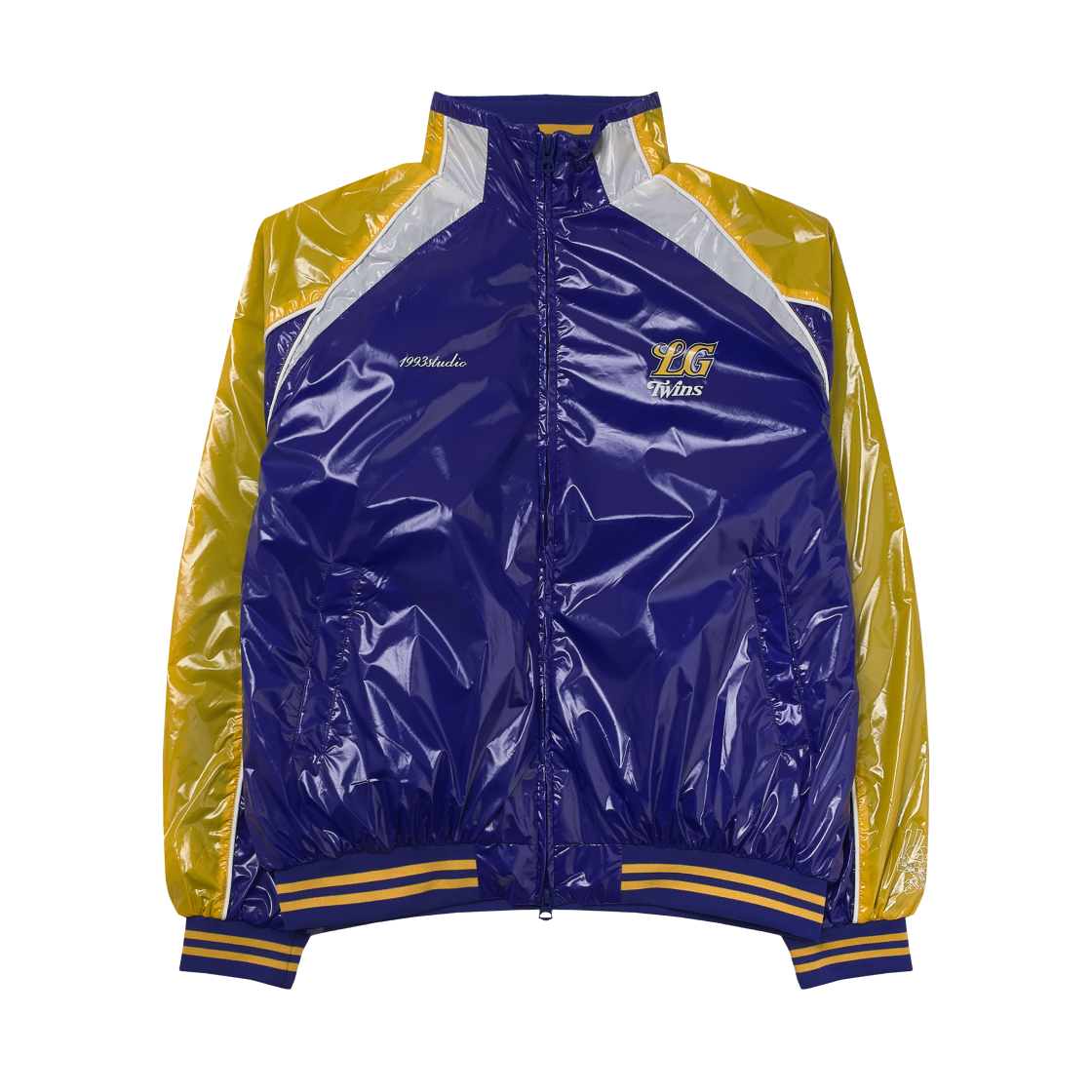 93253WJP1002 LG Twins x 1993STUDIO Nylon Color Glossy Jumper Blue