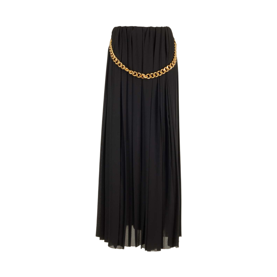 808778TGO081000 (W) Balenciaga Technical Pleats Skirt Black