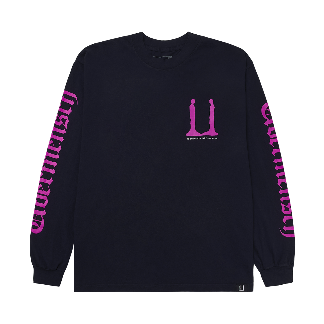 지드래곤 위버멘쉬 롱슬리브 티셔츠 네이비(G-DRAGON Ubermensch Long Sleeve T-Shirt Navy)