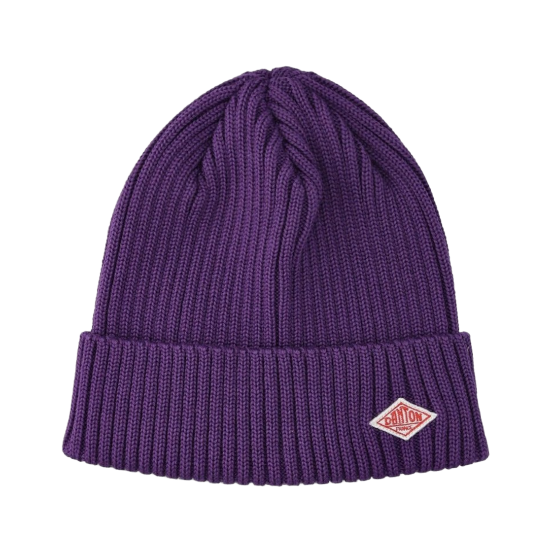 DT-H0234 Danton Wool Rib Knit Beanie Purple
