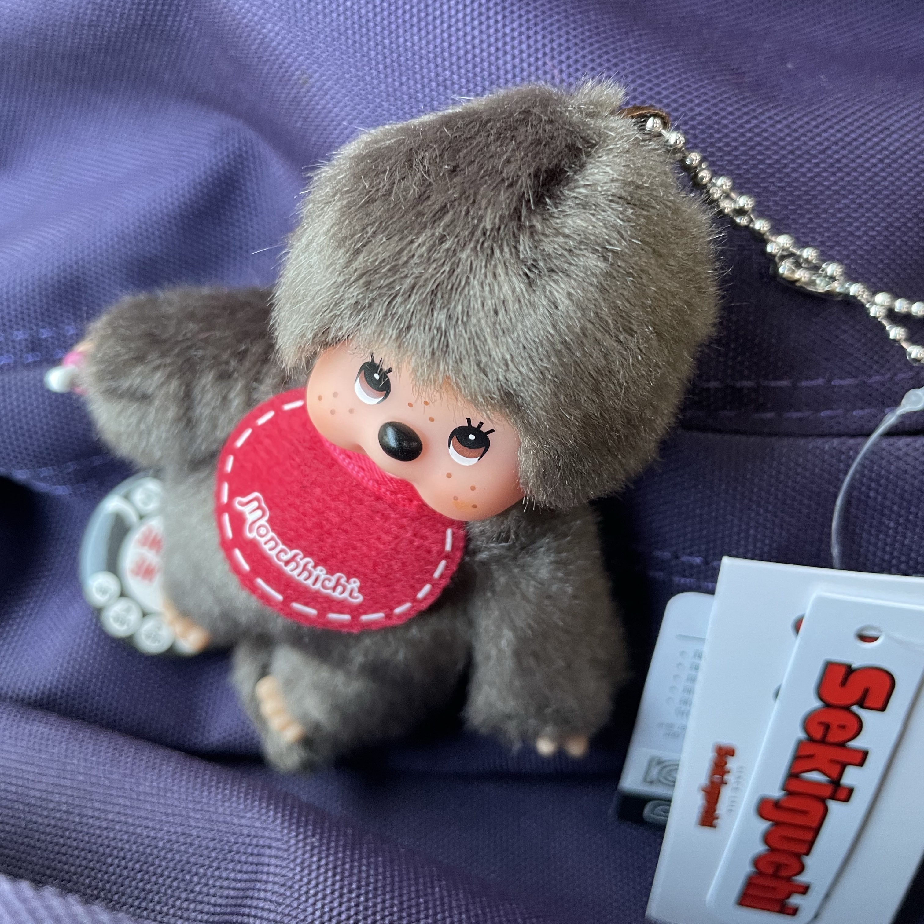 Monchhichi Keychain Mini Boy 착용 스타일 - 2