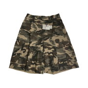 Undermycar Mu.46 Anti Fxxking Logo Play Big Cargo Rip-Camo Shorts Camo Gray