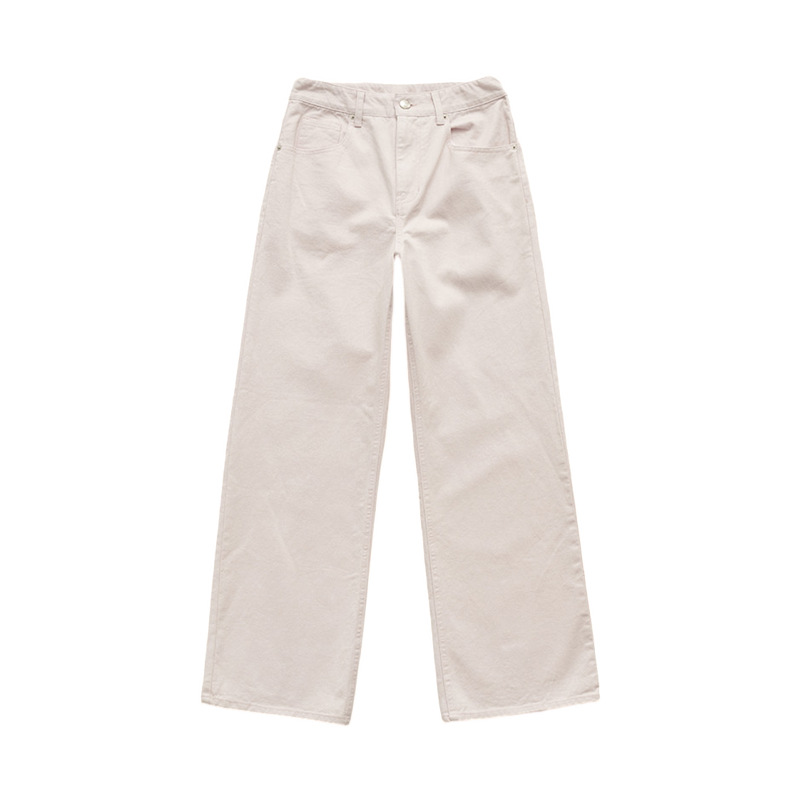 - (W) The Barnnet Forge Wide Denim Pants Pink