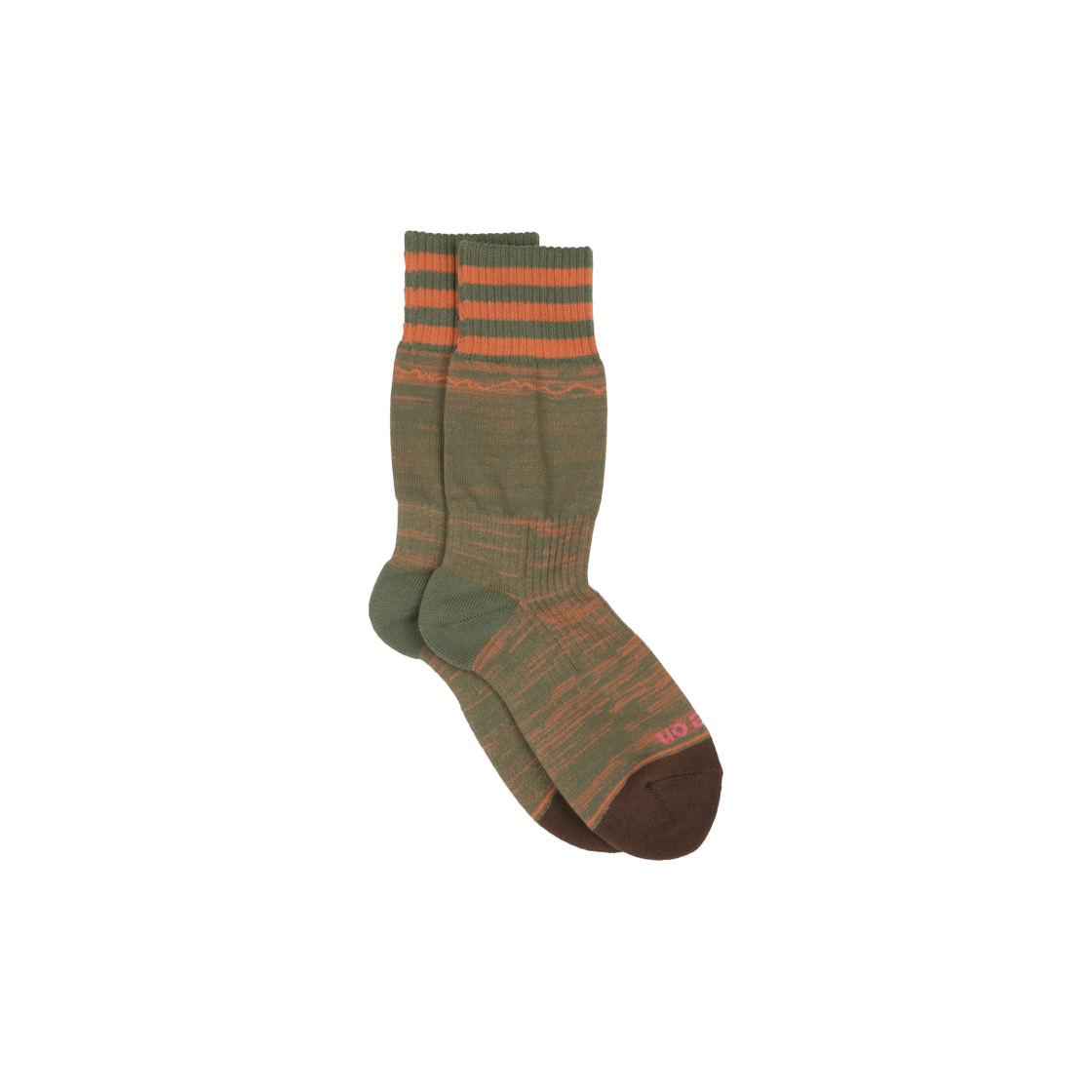 G-043 mmogarden mmo Hike On Socks Khaki Orange