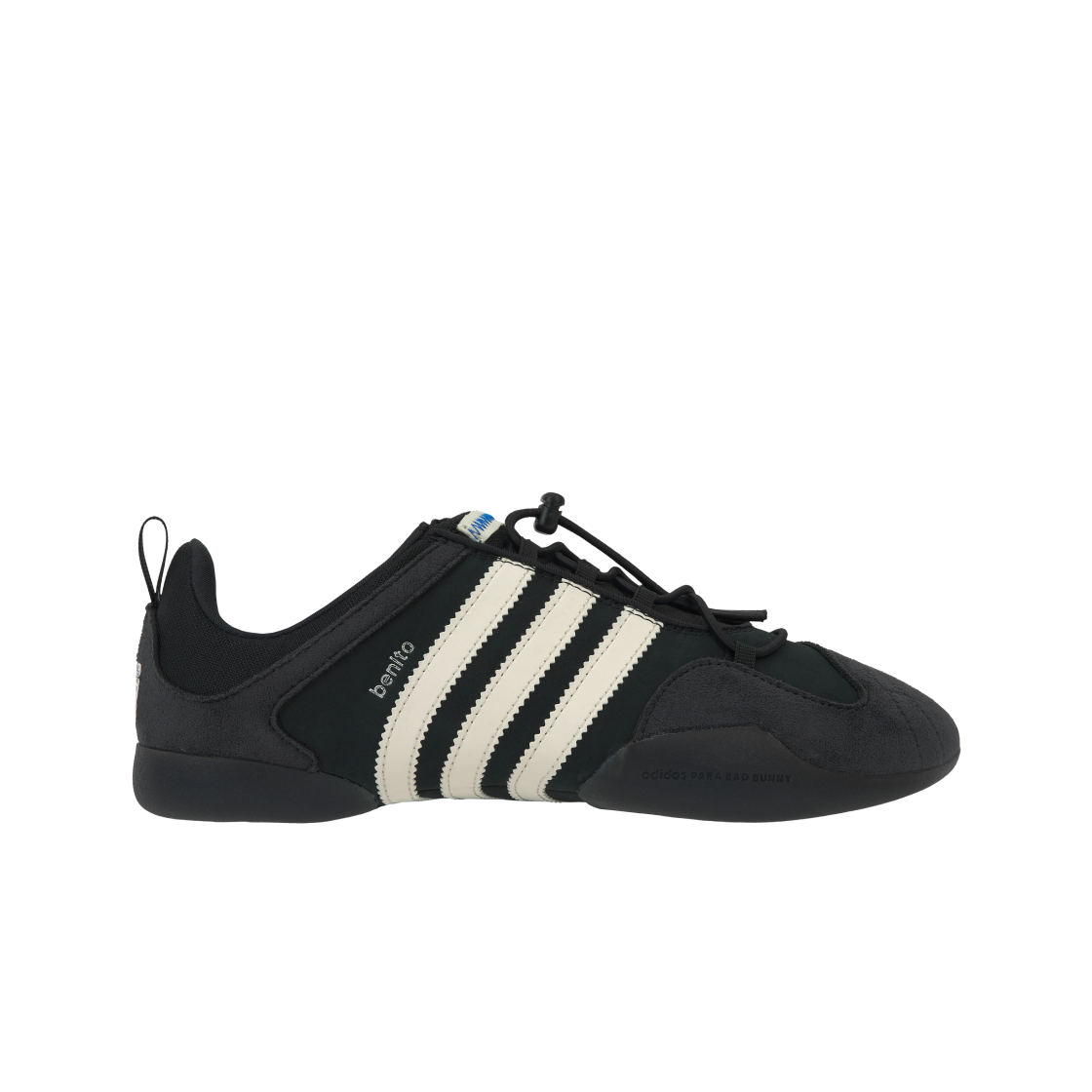 아디다스 x 배드 버니 발레리나 코어 블랙 초크 화이트(Adidas x Bad Bunny Ballerina Core Black Chalk White)