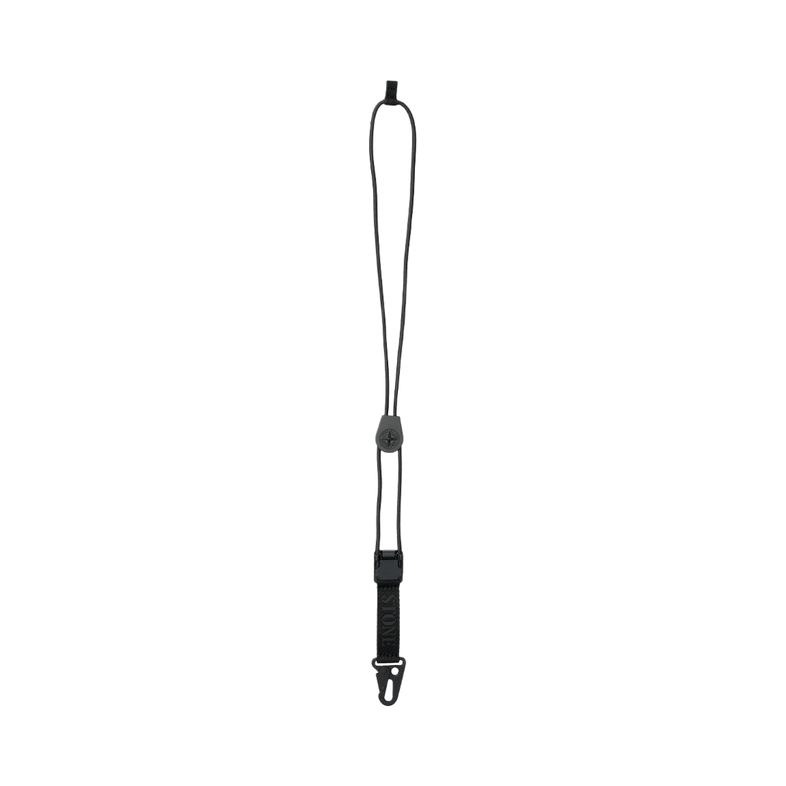 스톤 아일랜드 9500953 나일론 폴리에스터 테이프 랜야드 블랙 - 25SS(Stone Island 9500953 Nylon Polyester Tape Lanyard Black - 25SS) - 1