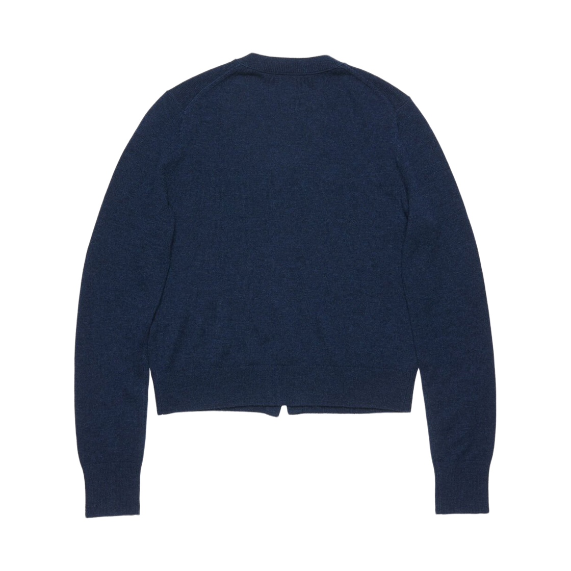 (W) 아크네 스튜디오 피티드 야크 울 가디건 네이비 멜란지((W) Acne Studios Fitted Yak Wool Cardigan Navy Melange) - 2