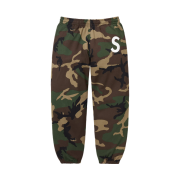 Supreme S Logo Sweatpant Woodland Camo - 25FW