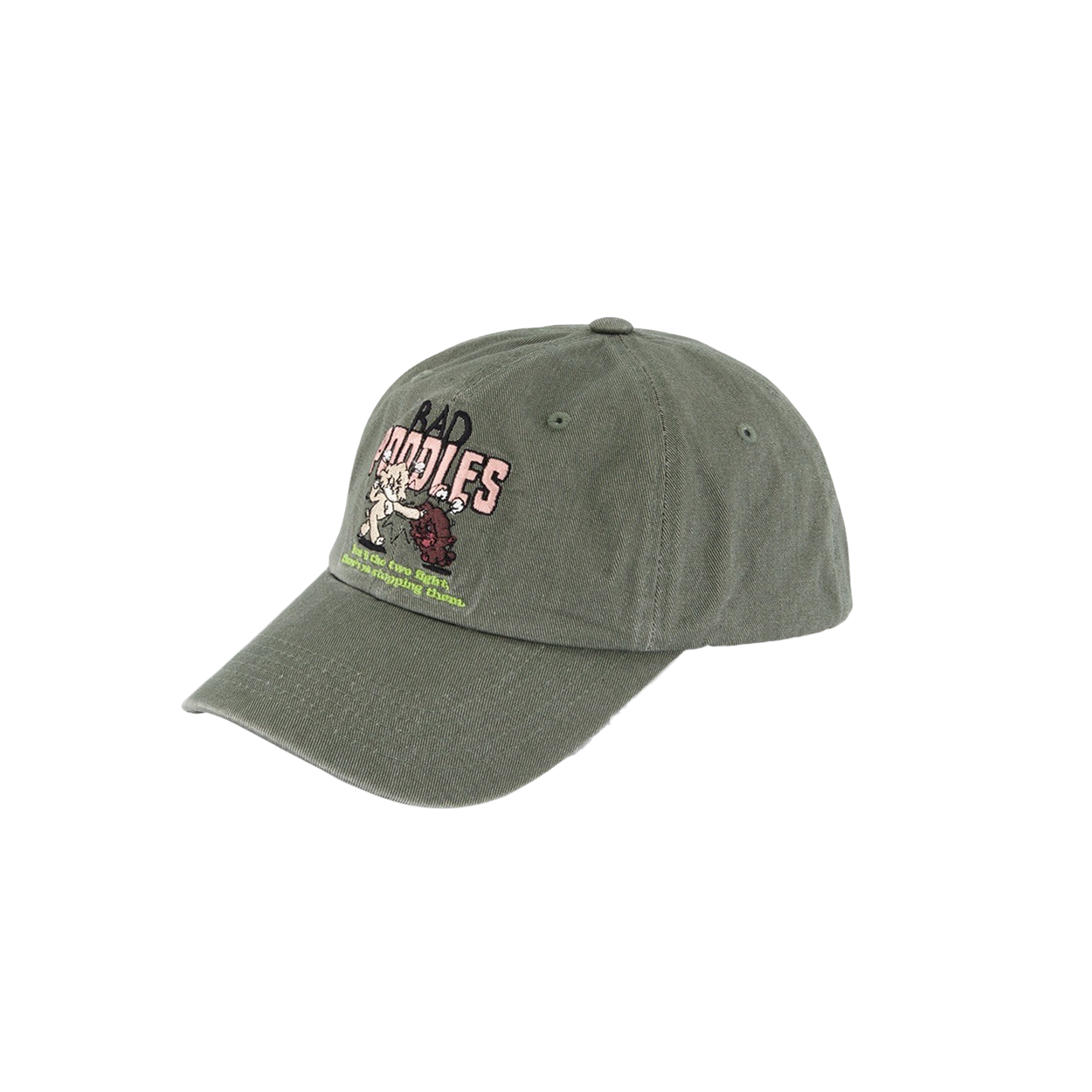 언더마이카 피오씨 배드 푸들 베이스볼 캡 카키(Undermycar POC Bad Poodles Baseball Cap Khaki)