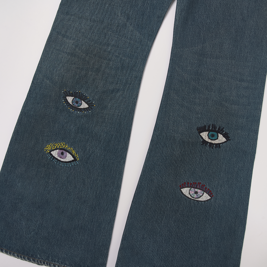 캐피탈 14온즈 데님 5P 오카벨보 스피크이지 딕시 리메이크 프로세싱(Kapital 14 oz. Denim 5P Okabellbo Speakeasy Dixie Remake Processing) - 6