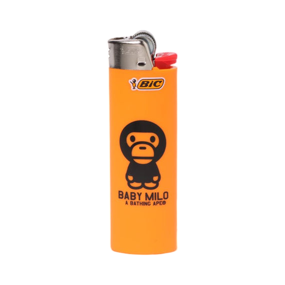 베이프 베이비 마일로 빅 레귤러 라이터 오렌지(BAPE Baby Milo Bic Regular Lighter Orange)