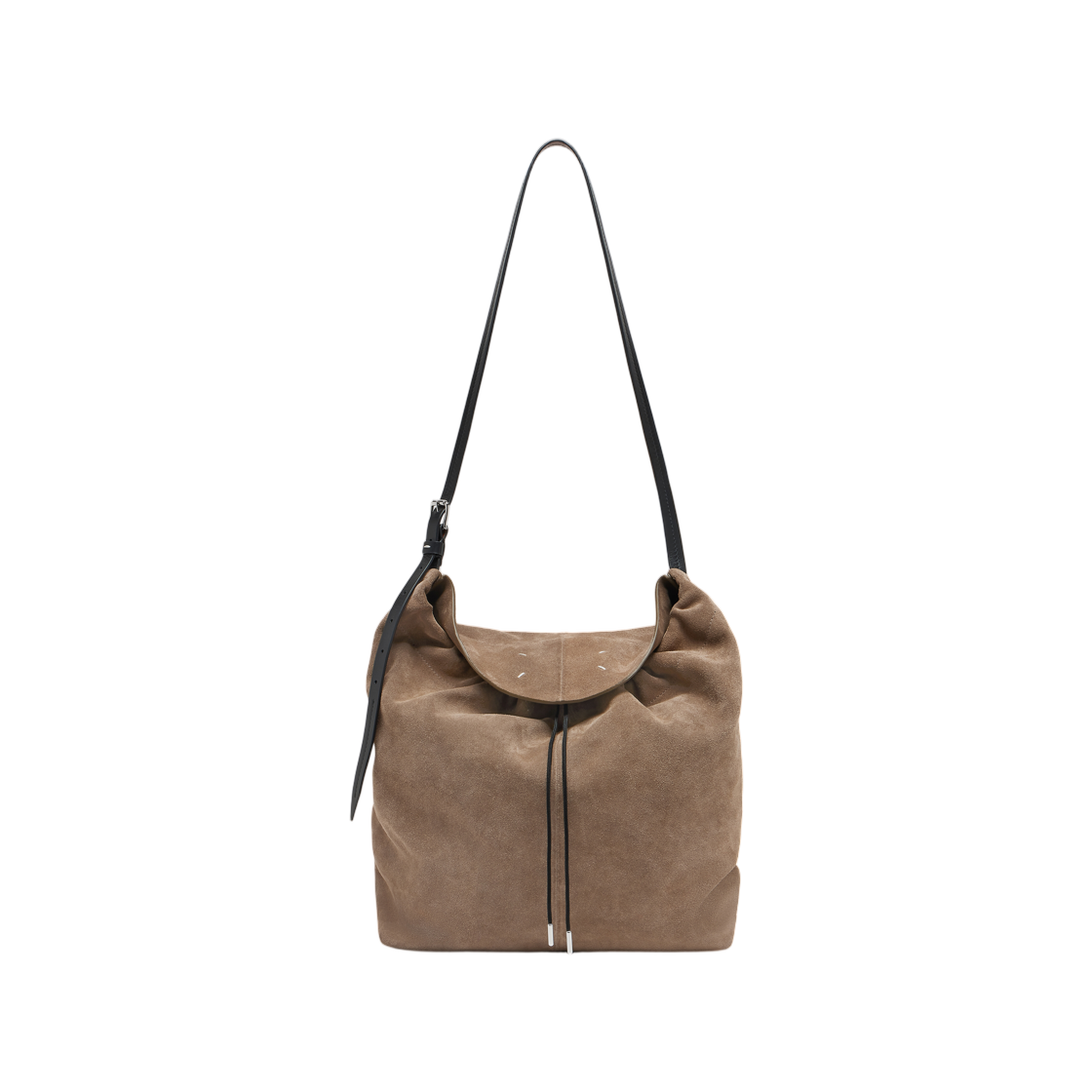 메종 마르지엘라 드로스트링 호보 스몰 비전 블랙(Maison Margiela Drawstring Hobo Small Vison Black)