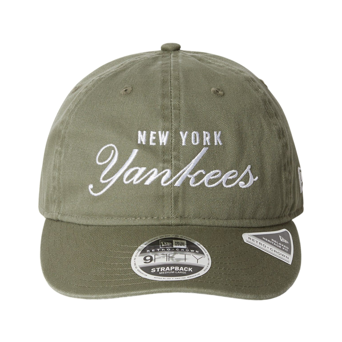 디스이즈네버댓 x 뉴에라 RC950 뉴욕 양키스 볼캡 라이트 올리브(Thisisneverthat x New Era RC950 New York Yankees Ball Cap Light Olive) - 2