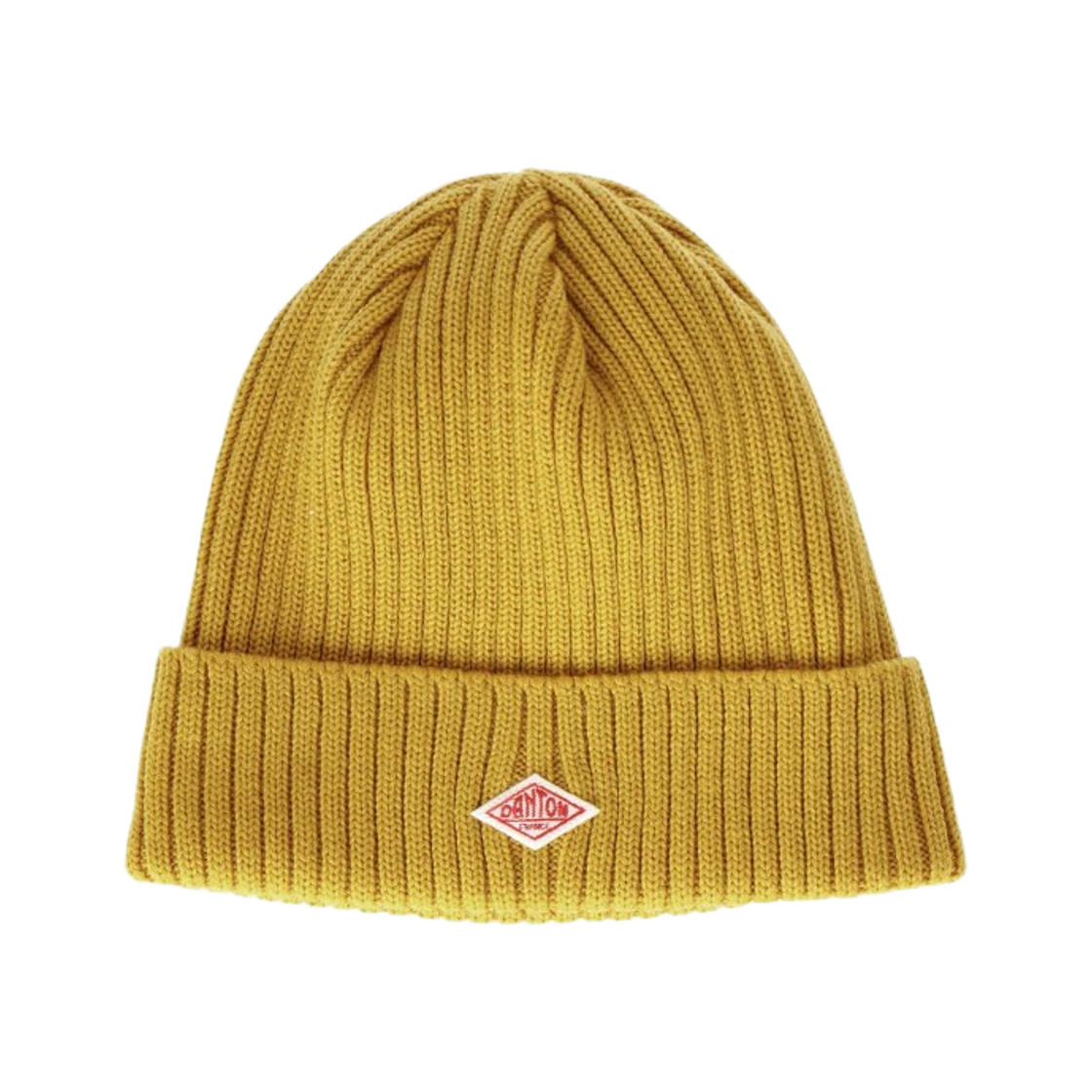 DT-H0234 Danton Wool Rib Knit Beanie Gold