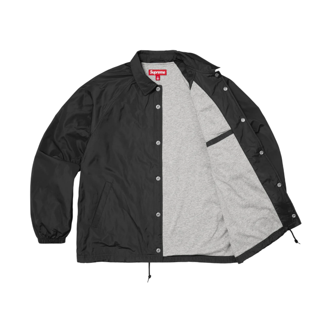 슈프림 올드 잉글리시 아크 코치 자켓 블랙 - 25FW(Supreme Old English Arc Coaches Jacket Black - 25FW) - 3