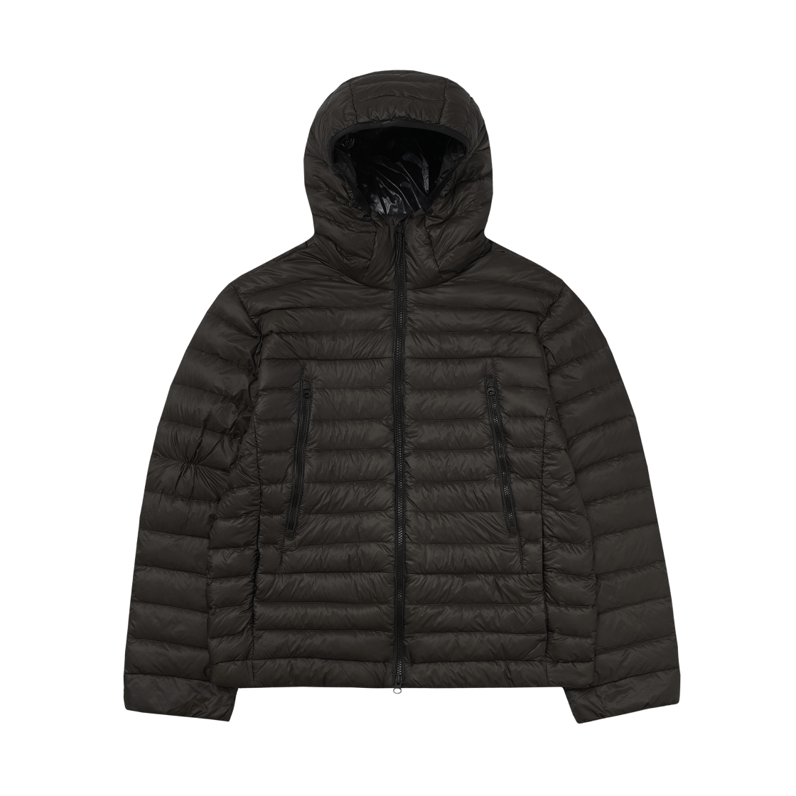 무신사 스탠다드 시티 레저 시어 립스탑 후디드 라이트 다운 재킷 머드 그레이(Musinsa Standard City Leisure Sheer Ripstop Hooded Light Down Jacket Mud Grey)
