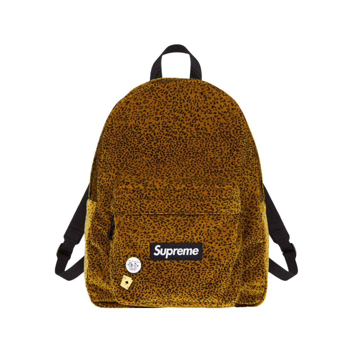 - Supreme Velvet Backpack Tan Leopard - 25FW