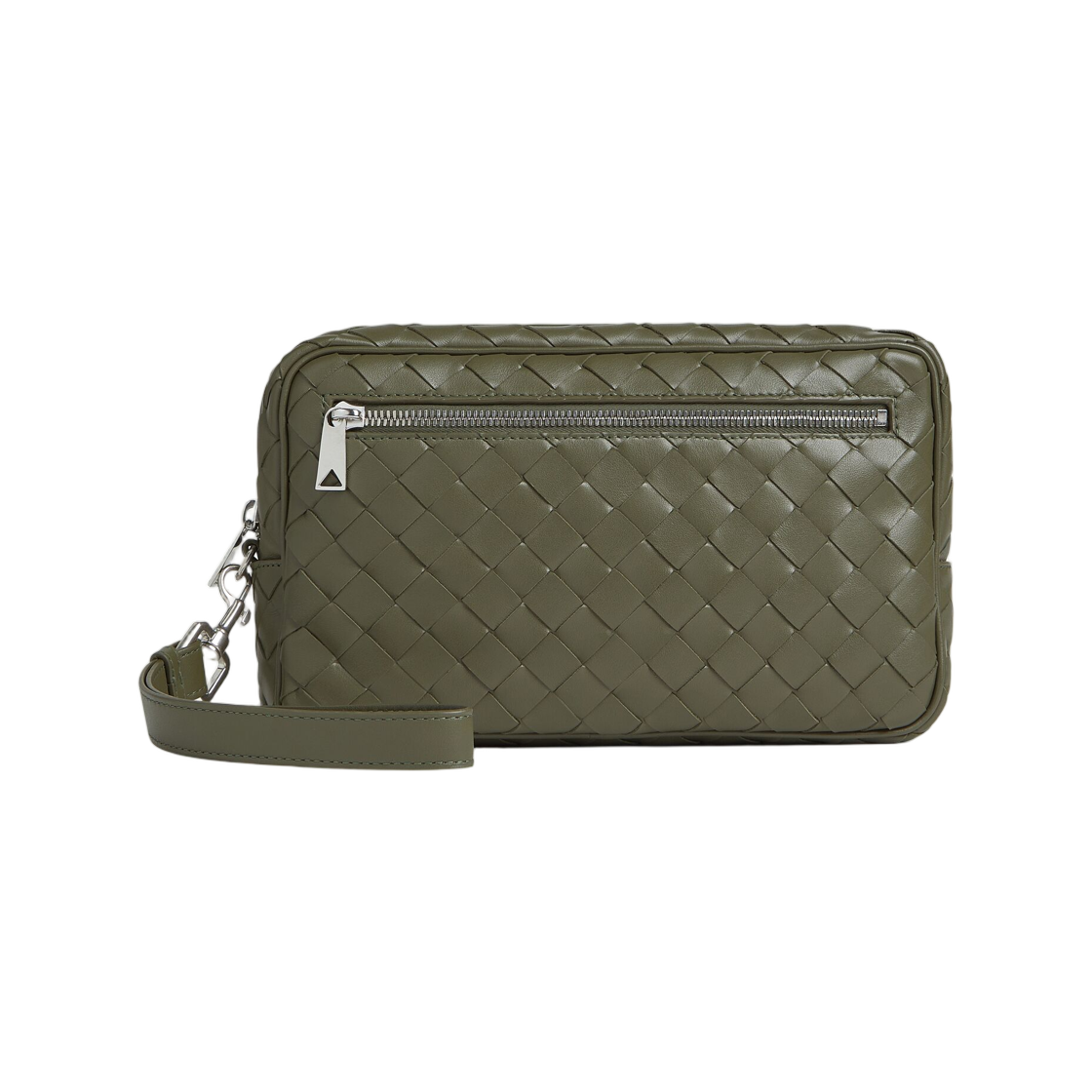 보테가 베네타 인트레치아토 파우치 리슬릿 크로커다일(Bottega Veneta Intrecciato Pouch with Wristlet Crocodile) - 2