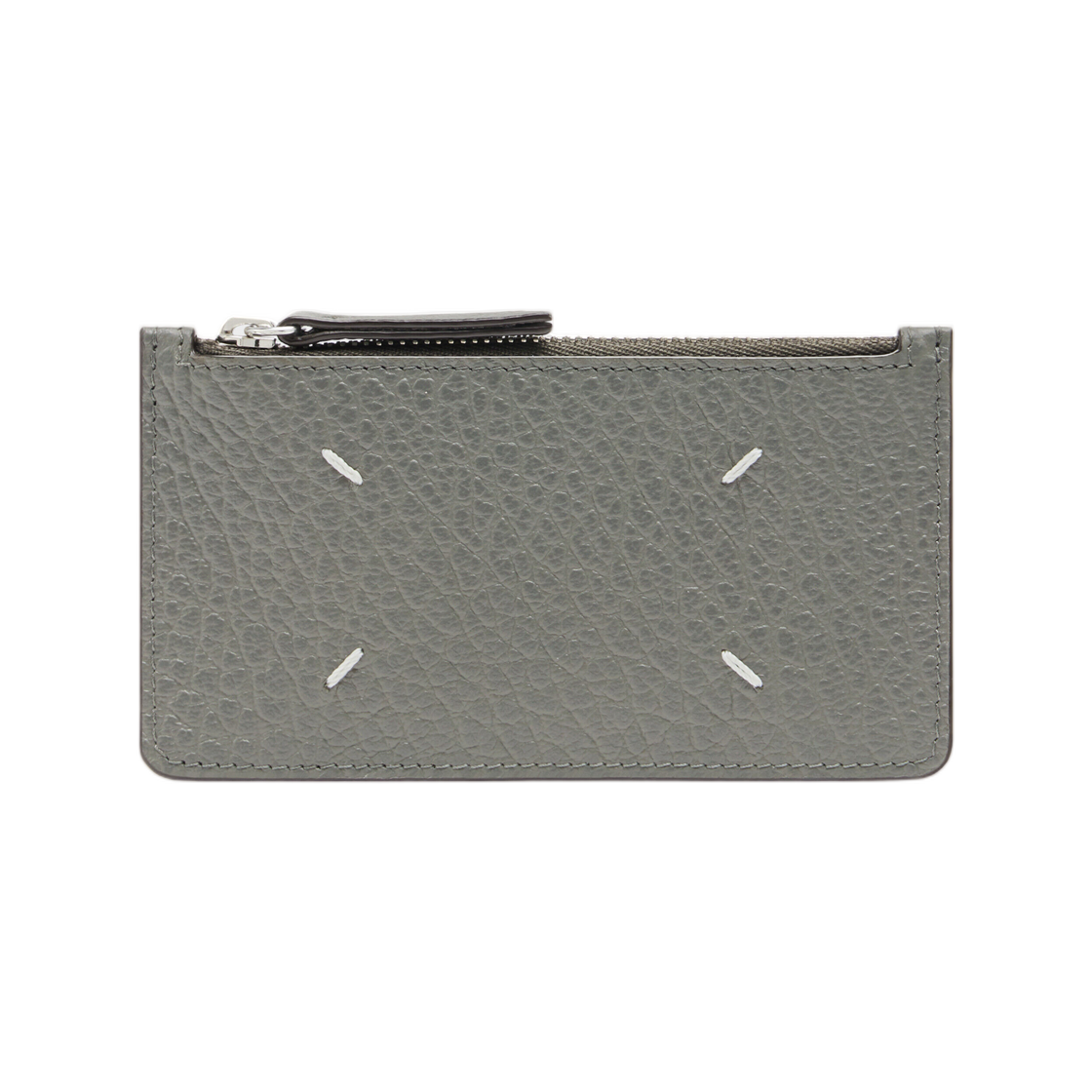 S56UI0143P4455T8127 Maison Margiela Four Stitches Cardholder Wallet Pebble Grey