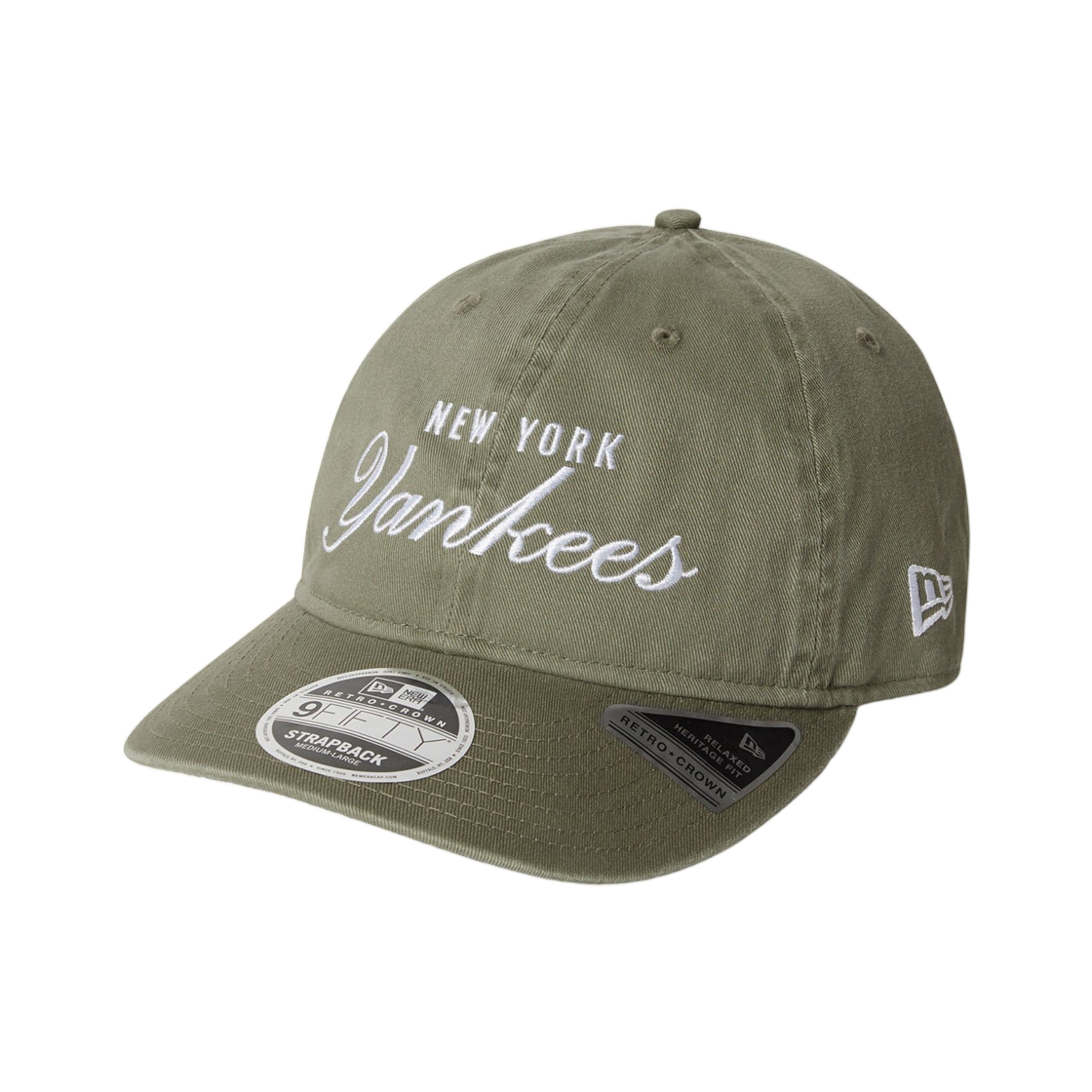디스이즈네버댓 x 뉴에라 RC950 뉴욕 양키스 볼캡 라이트 올리브(Thisisneverthat x New Era RC950 New York Yankees Ball Cap Light Olive) - 1
