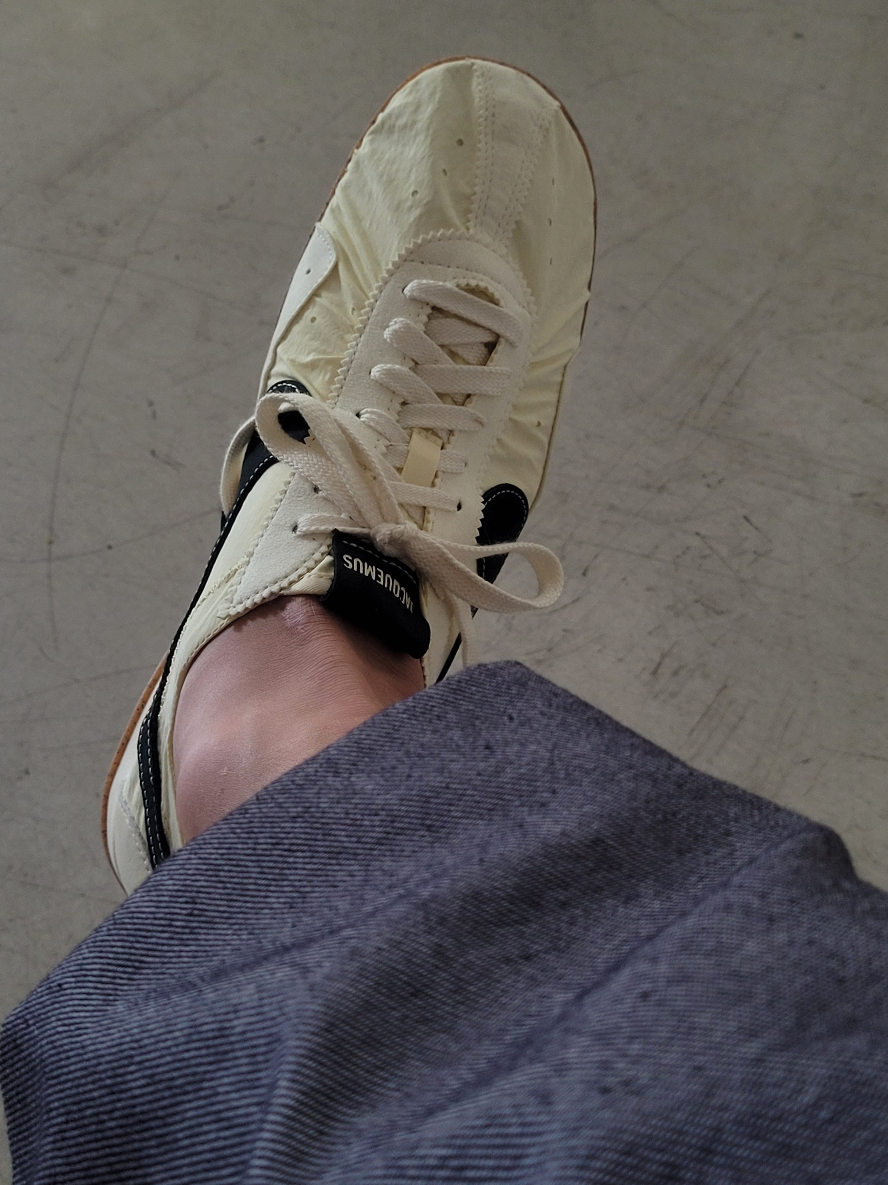 Nike x Jacquemus Moon Shoe SP Alabaster Off Noir 착용 스타일