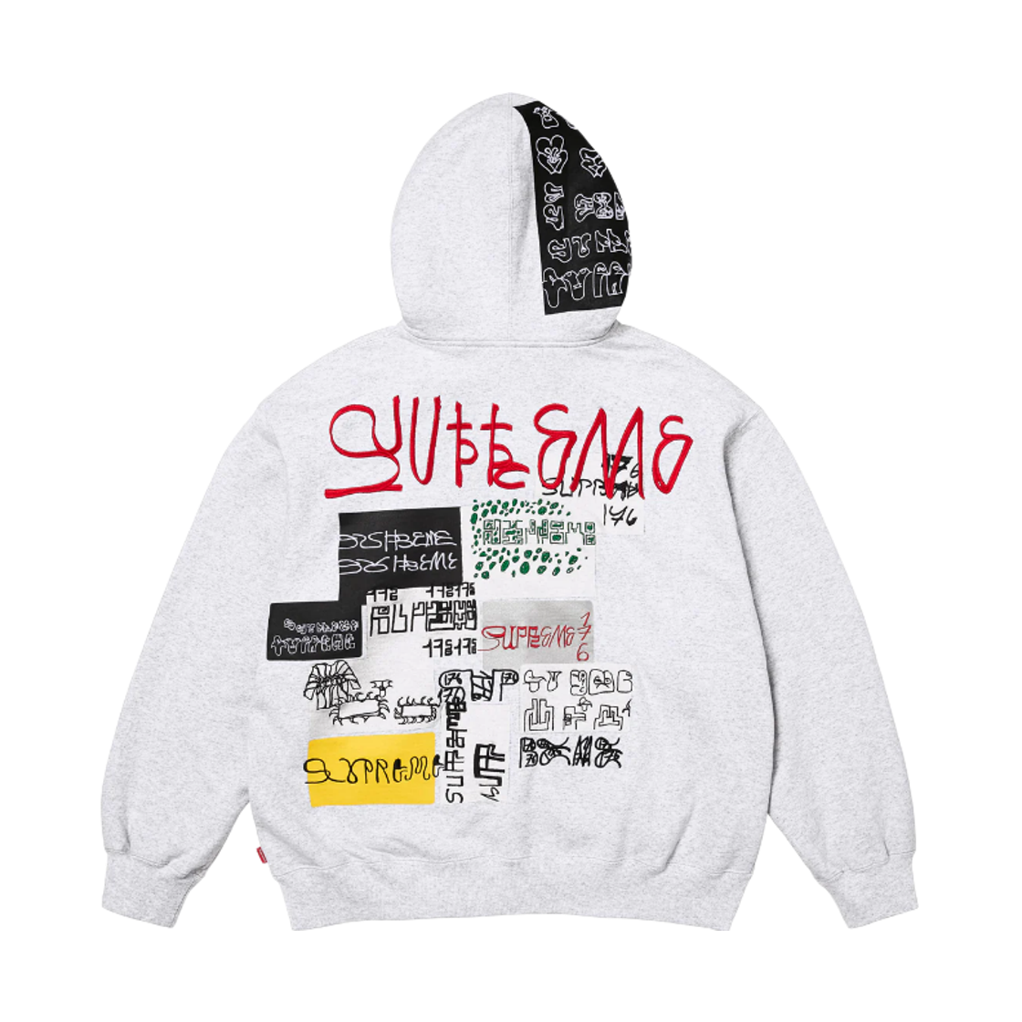 슈프림 176 집업 후드 스웨트셔츠 애쉬 그레이 - 25FW(Supreme 176 Zip Up Hooded Sweatshirt Ash Grey - 25FW) - 2