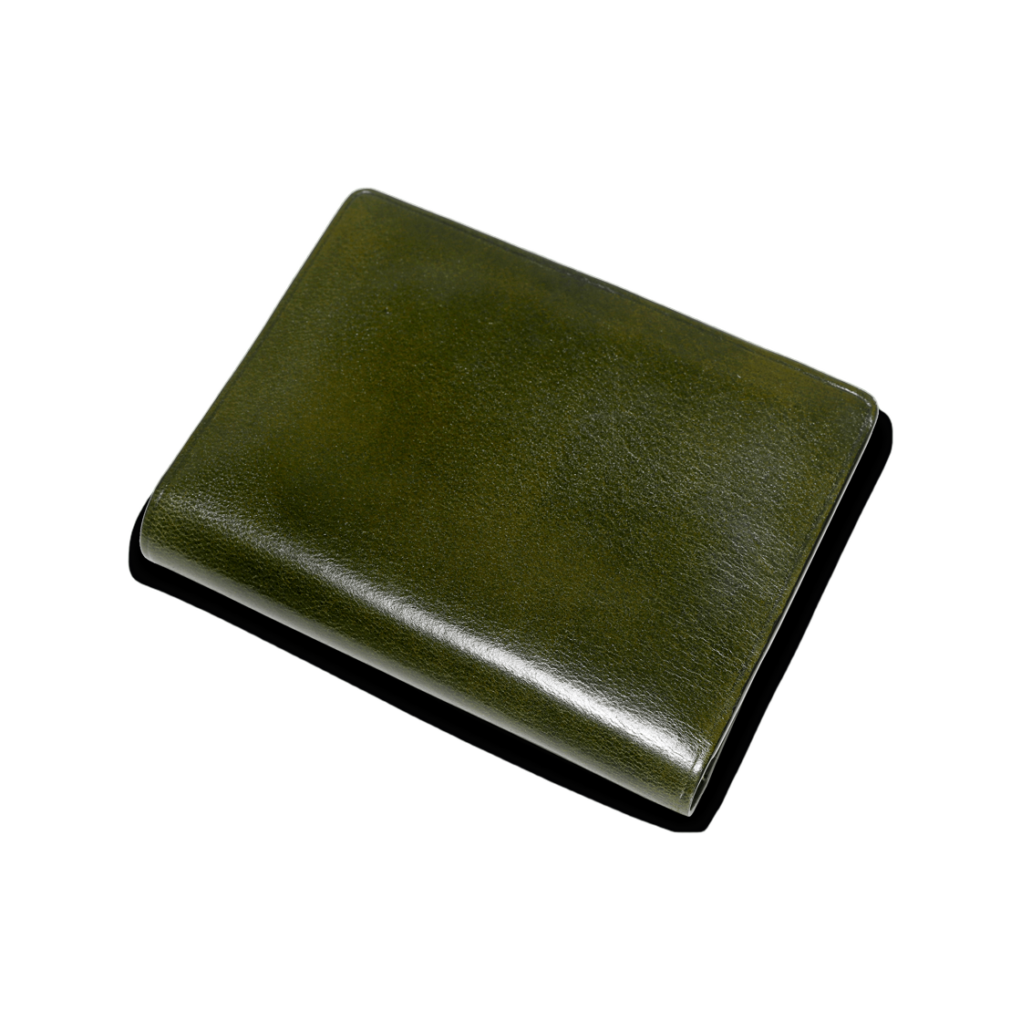 일부세토 멀티컬러 바이폴드 카드 홀더 다크 그린 실버밍크 내츄럴(Il Bussetto Multicolor Bi-Fold Card Holder Darkgreen Silvermink Natural)