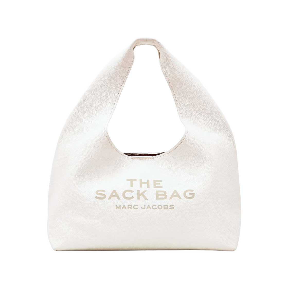 2R3HSH058H02-100 Marc Jacobs The Leather Sack Bag White