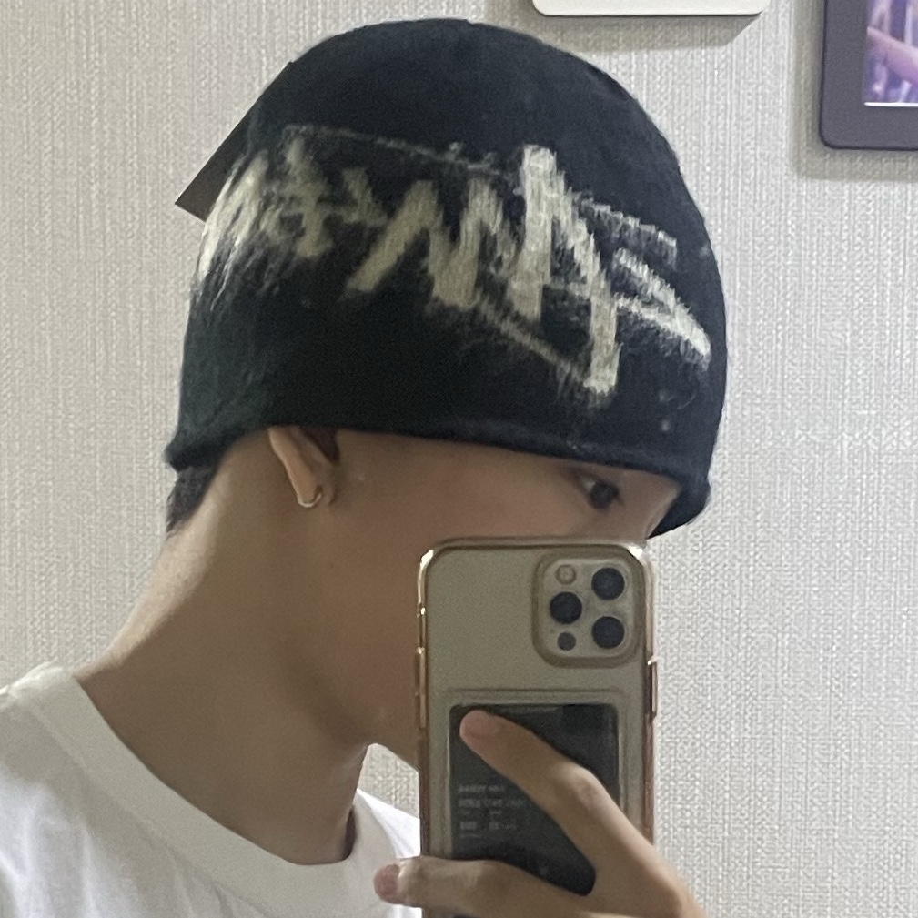 Stussy Brushed Out Stock Skullcap Beanie Black 착용 스타일
