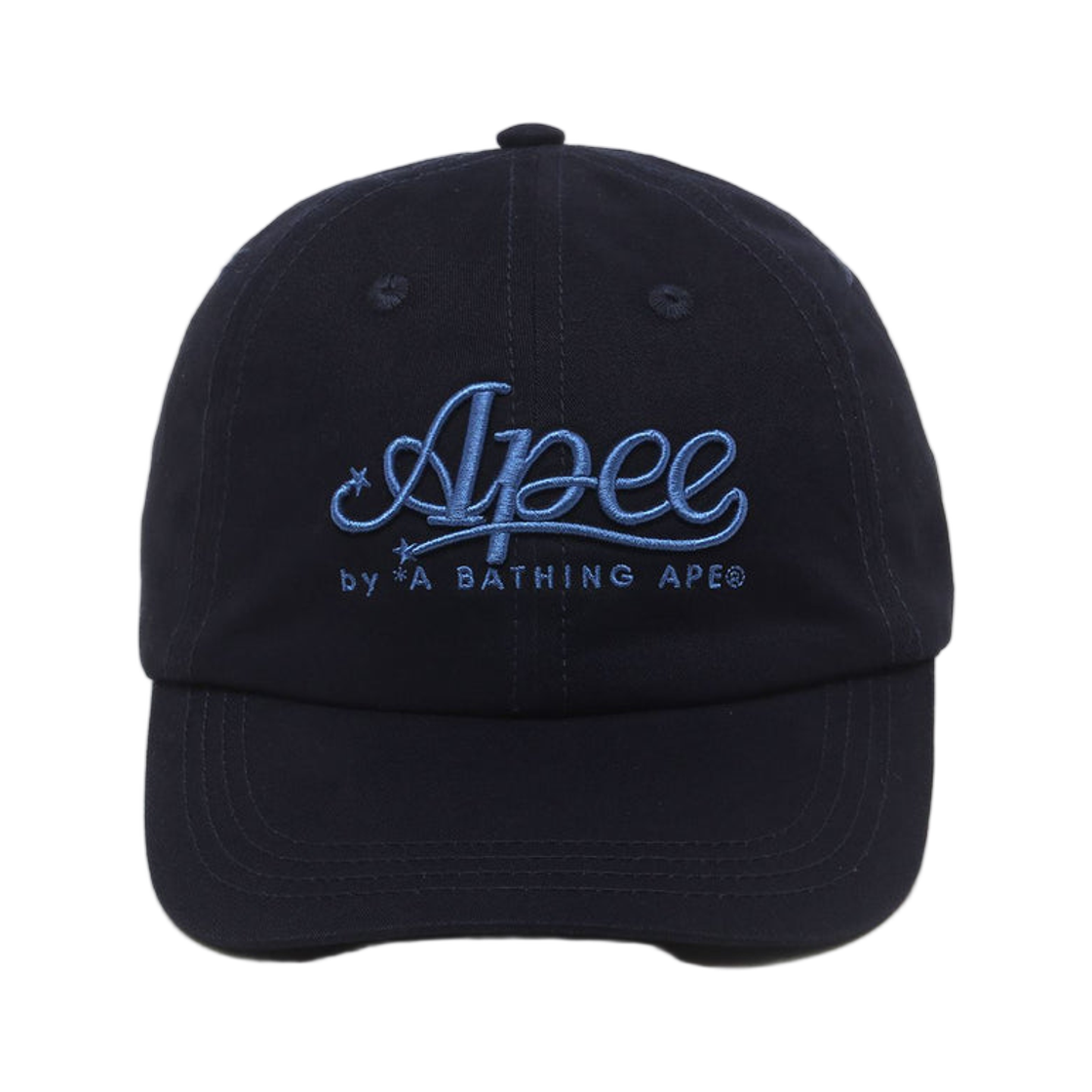 베이프 자수 로고 베이스볼 캡 네이비(BAPE Embroidery Logo Baseball Cap Navy) - 2