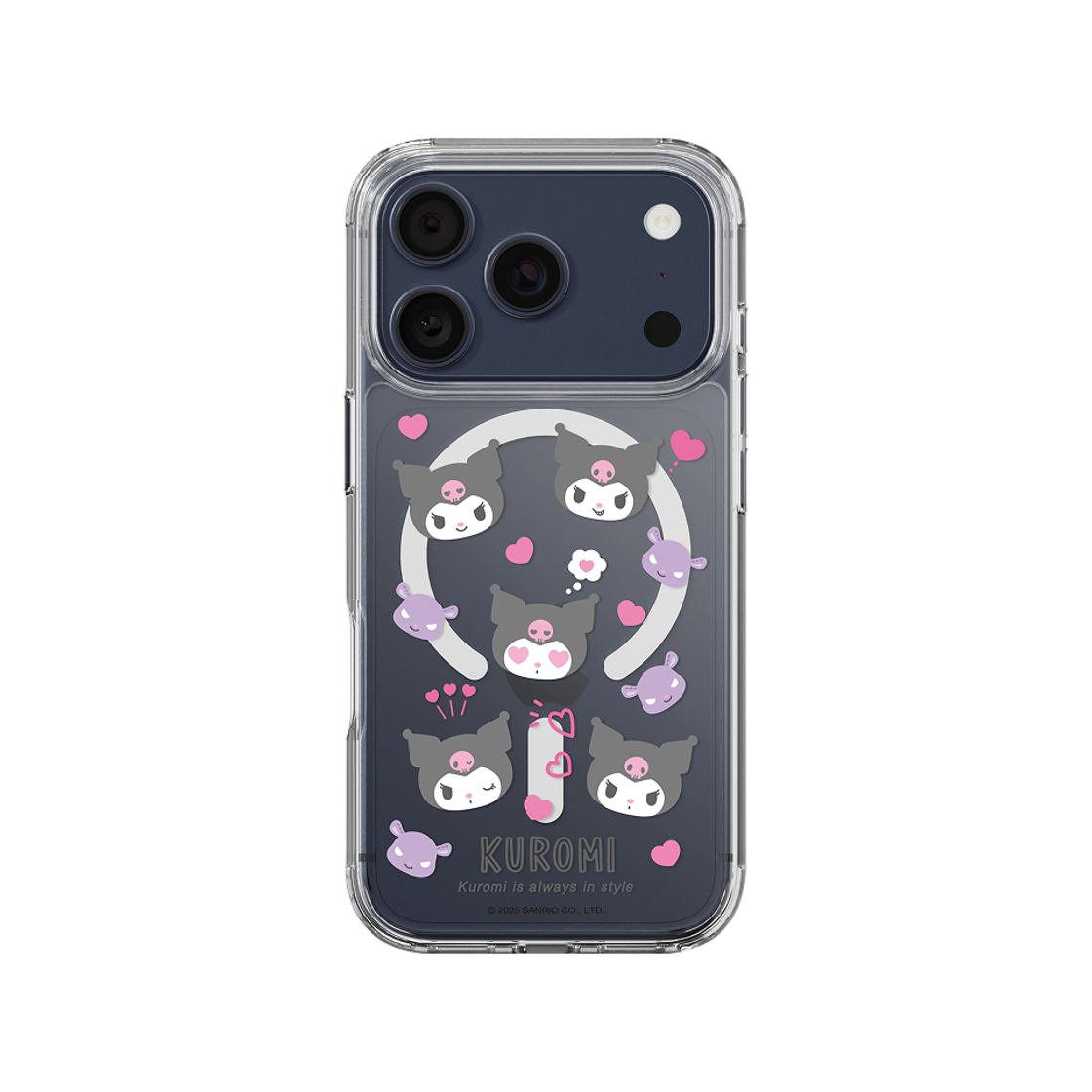 에스엘비에스 쿠로미 러브 패턴 맥세이프 케이스 for iPhone 17 Series(SLBS KUROMI Love Pattern Magnet Case for iPhone 17 Series) - 3