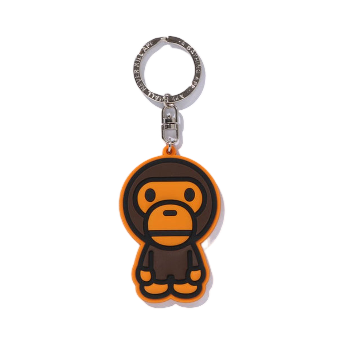 - BAPE Baby Milo Rubber Keychain Brown