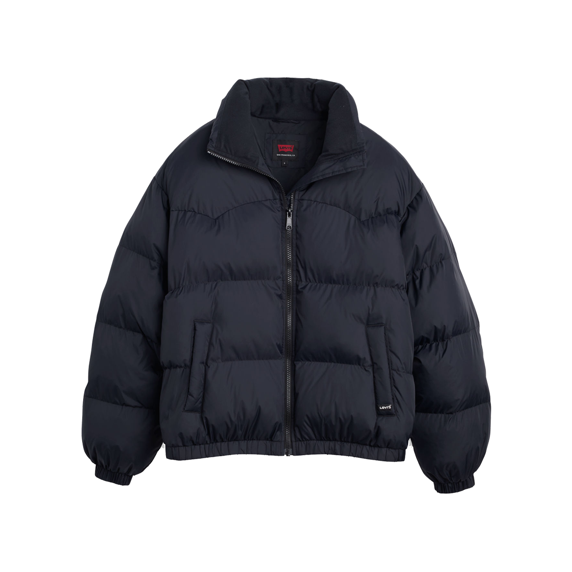 003FV-0003 Levi's Noe Western Puffer Jacket Black