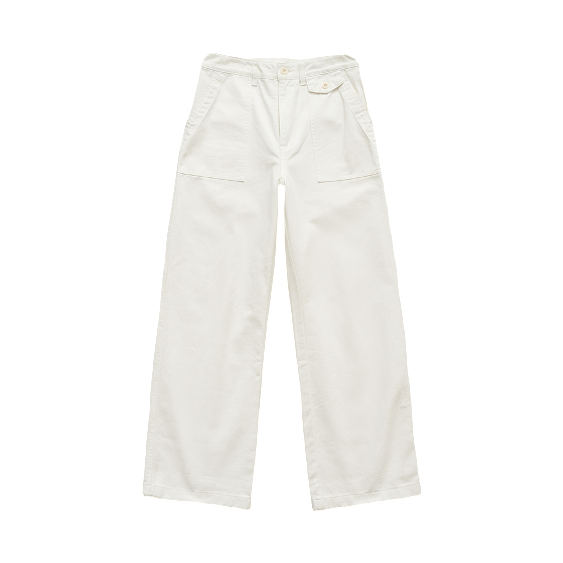 (W) 더 바넷 페이드 사파리 팬츠 아이보리((W) The Barnnet Fade Safari Pants Ivory)