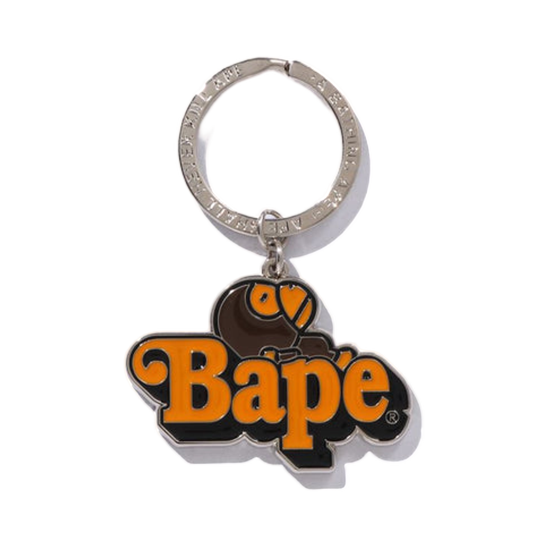 베이프 마일로 온 베이프 메탈 키체인 멀티(BAPE Milo On Bape Metal Keychain Multi)