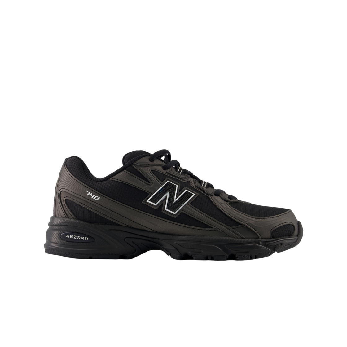 뉴발란스 740 블랙 실버 메탈릭 - D 스탠다드(New Balance 740 Black Silver Metallic - D Standard)
