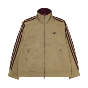 (W) Adidas Twill Firebird Jacket Linen Khaki - KR Sizing