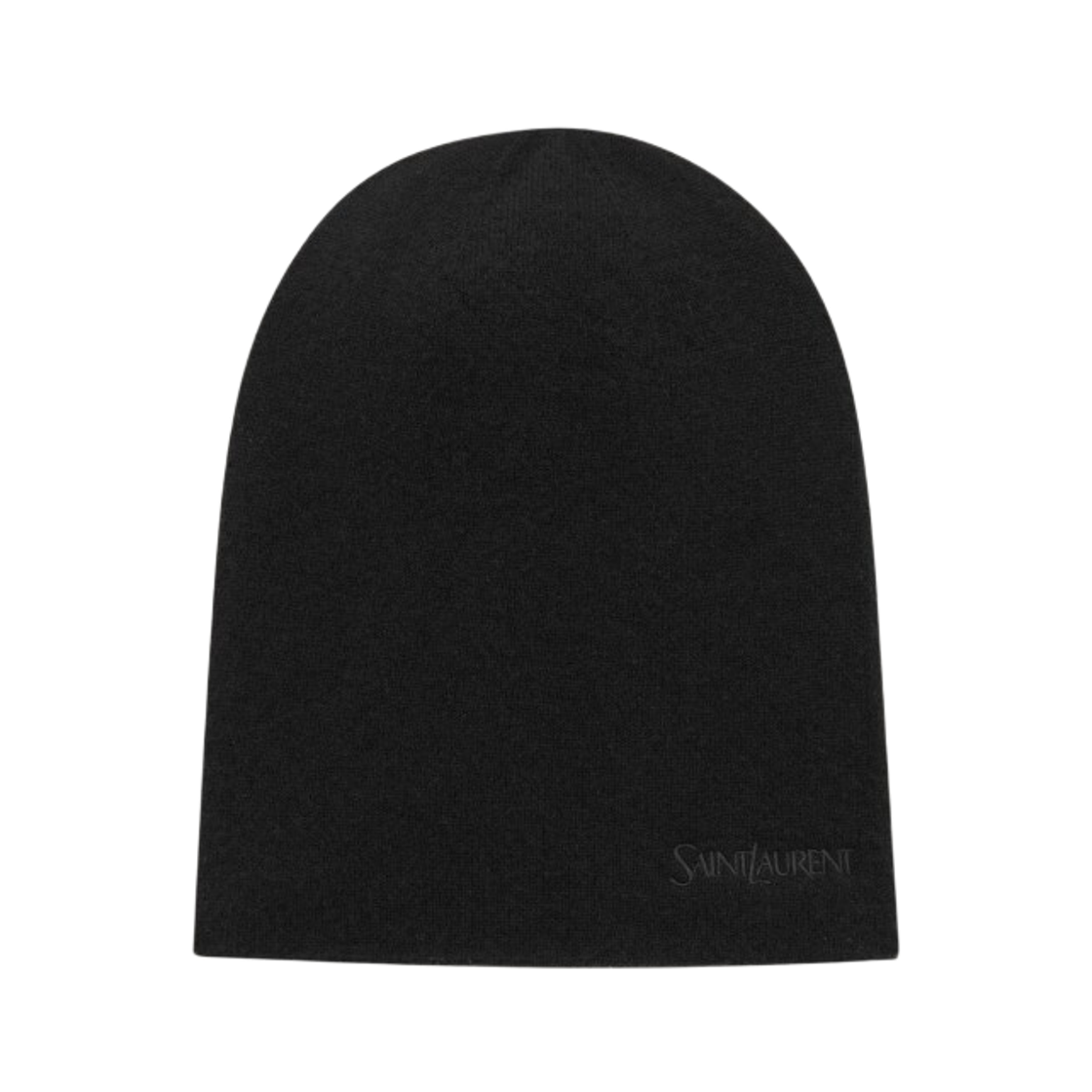 802666-3Y205-1000 Saint Laurent Cashmere Embroidered Beanie Black