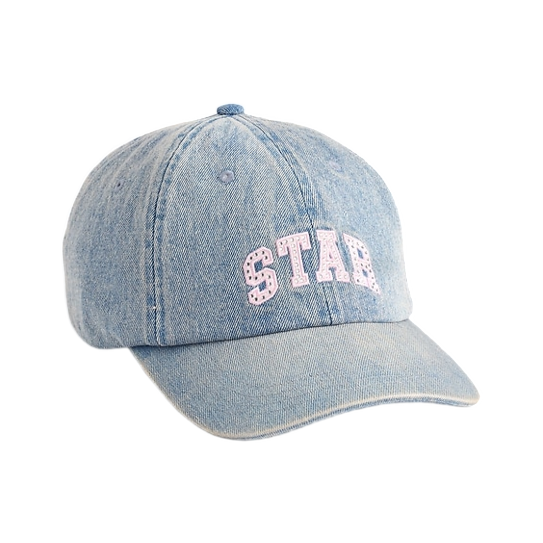 갭 × 샌디 리앙 로고 베이스볼 햇 미디엄 워시(Gap × Sandy Liang Logo Baseball Hat Medium Wash)