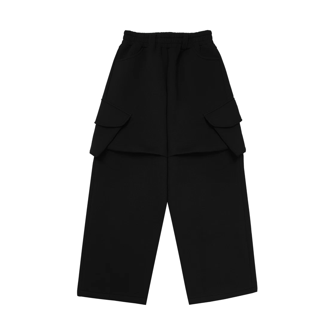 MJD MJD x Koin Seoul Wide Cargo Sweat Pants Black · ONE SIZE