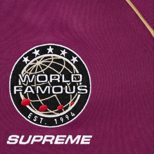 슈프림 파이핑 사커 저지 라즈베리 - 25FW(Supreme Piping Soccer Jersey Raspberry - 25FW) - 3