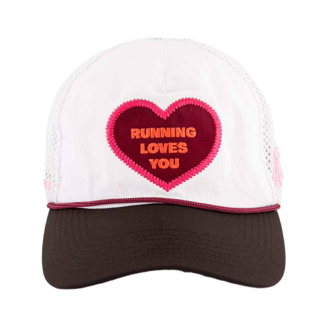 알렉스 조노 러닝 러브 유 트러커 화이트(Alex Zono Running Loves You Trucker White)