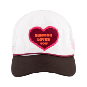 Alex Zono Running Loves You Trucker White