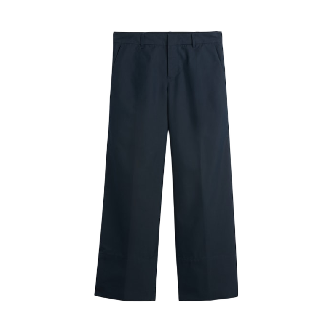 (W) 갭 × 샌디 리앙 미드라이즈 보우 백 카키 네이비 블루((W) Gap × Sandy Liang Mid Rise Bow-Back Khakis Navy Blue)