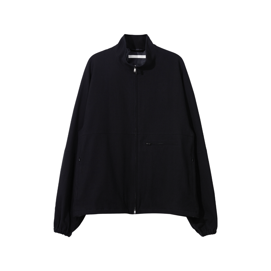 아마이유우츠 플루이드 노일 집업 자켓 블랙(Amaiyuutsu Fluid Noil Zip Jacket Black)