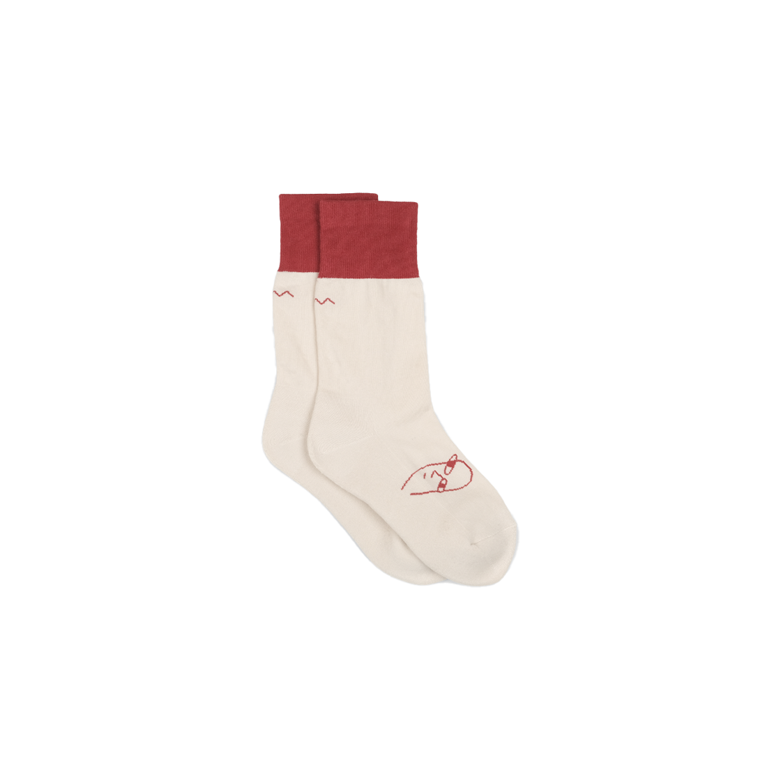 G-045 mmogarden mmo Turtle Socks Natural Red