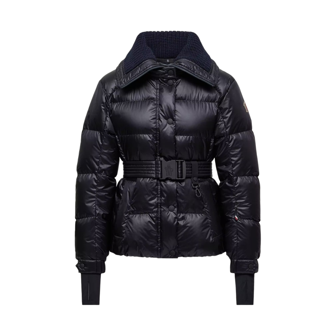 K2-098-1A00029-597ZD-781 (W) Moncler Bataillouse Belted Down Ski Jacket Dark Blue - 25FW
