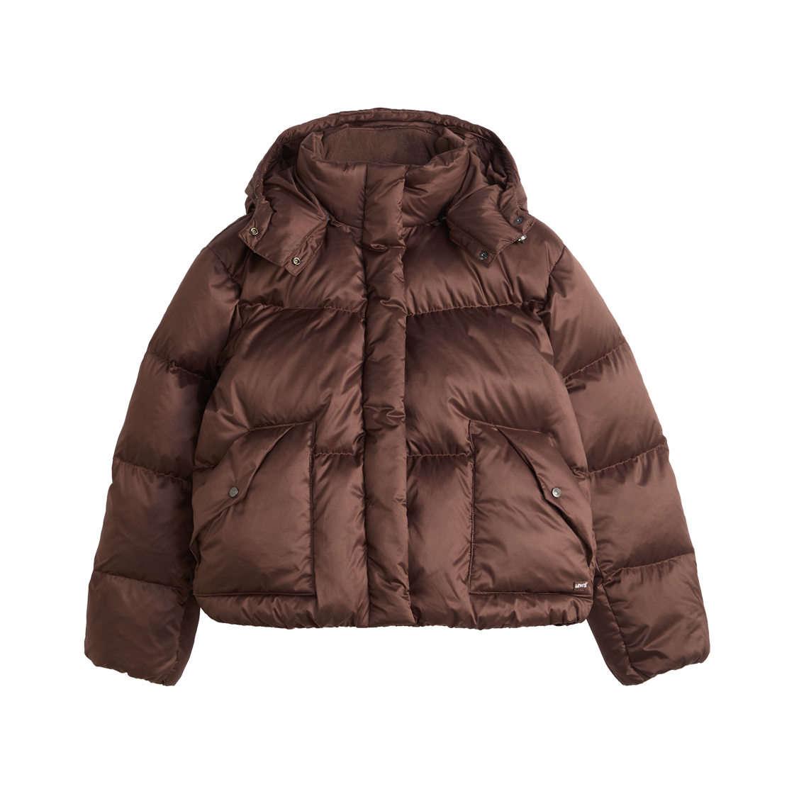 003MD-0006 Levi's Western Bubble Short Puffer Brown