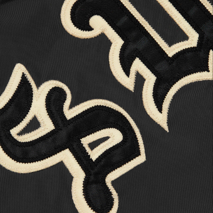 슈프림 올드 잉글리시 아크 코치 자켓 블랙 - 25FW(Supreme Old English Arc Coaches Jacket Black - 25FW) - 4